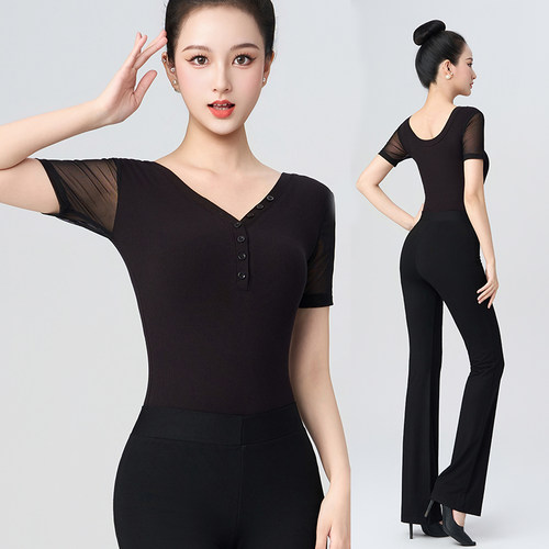 蹈训练功服罗纹弹力面料