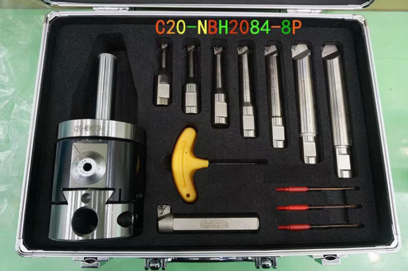 世邦精镗头镗孔2084精搪头C20/C25-NBH2084-8P直柄微调精镗刀套装