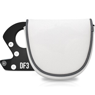 高尔夫推杆套纯色耐磨双耳半圆LAB DF3保护套 磁吸闭合GOLF帽套