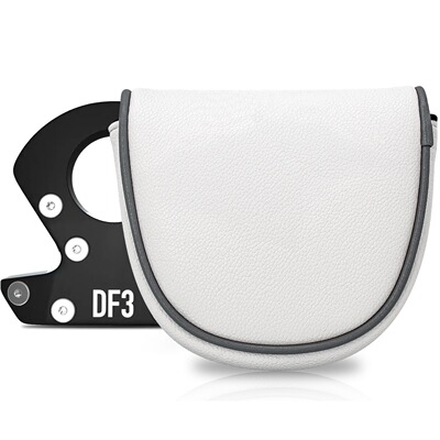 高尔夫推杆套纯色耐磨双耳半圆LAB DF3保护套 磁吸闭合GOLF帽套