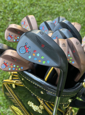 YAMAHERO 欧美潮流高尔夫球杆沙杆超级小丑304材质送帽套电镀工艺