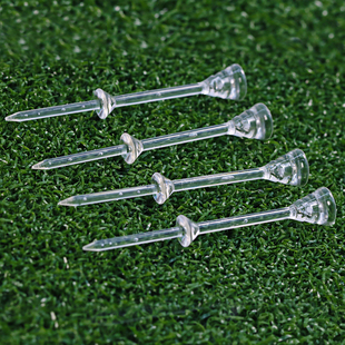 【50支】高尔夫球钉 超级细低阻力耐打发球台 限位双层Golf Tees