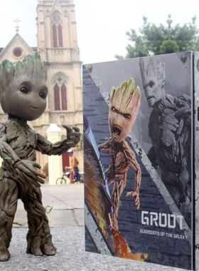 元祖模型优质银河护卫队格鲁特groot 小树人宝宝 HT1:1可动手办