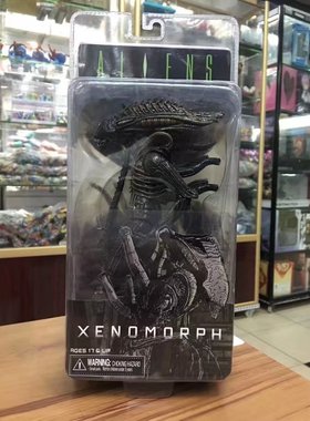 元祖模型 NECA第1波黄异形 alien契约 异形大战铁血战士 可动手办