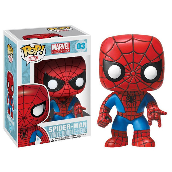 元祖模型 Funko POP! 03 超凡蜘蛛侠2 摇头公仔spider man手办 模玩/动漫/周边/娃圈三坑/桌游 潮玩盲盒 原图主图