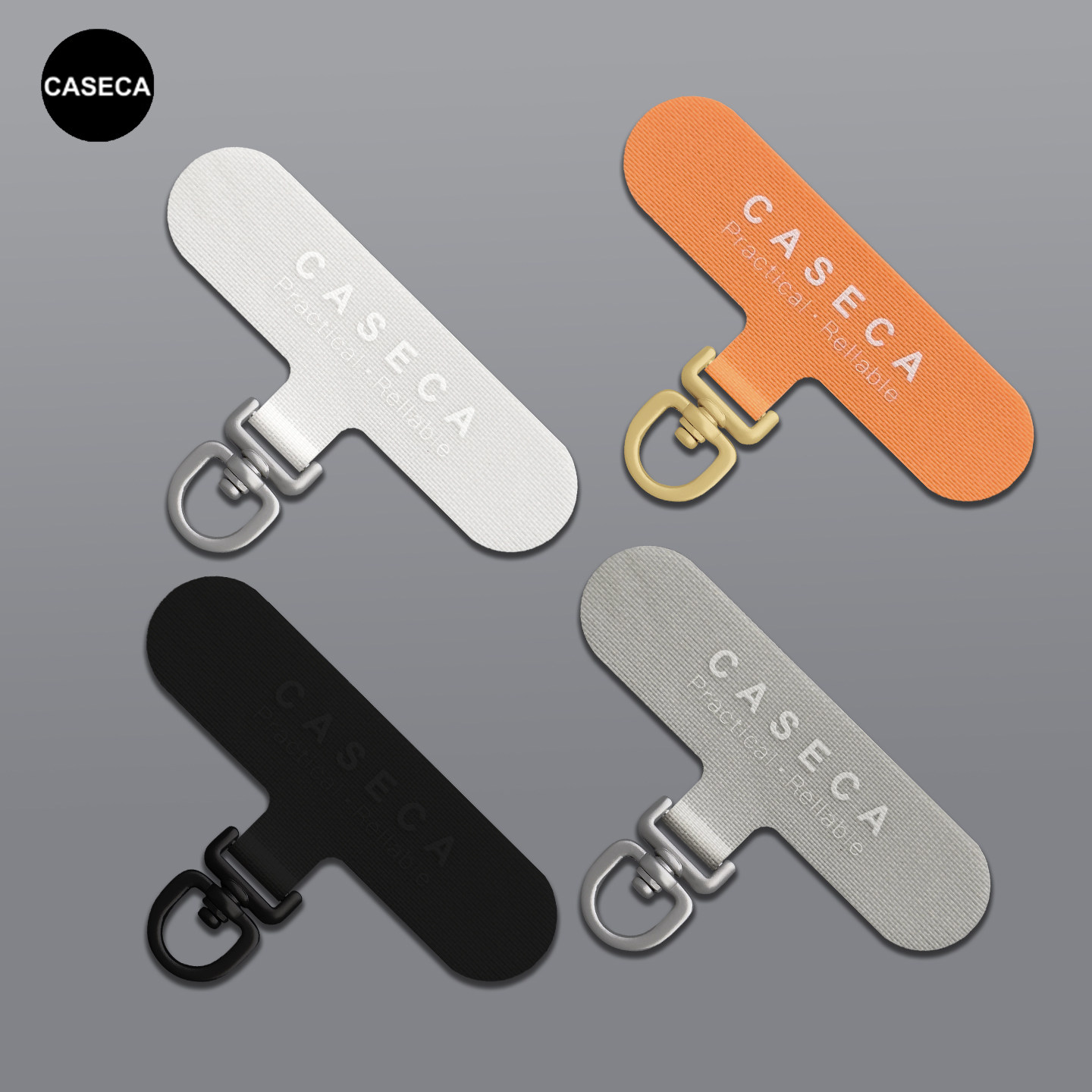 超薄牛津布垫片0.35毫米万能高端结实牢固不顶壳手机挂绳夹片