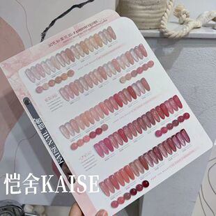 舍下恺舍粉雾花园30色透色美甲开店专用流行色美甲套装
