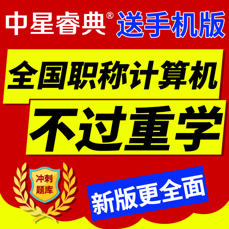中星睿典2025年陕西省职称计算机应用能力考试模块Excel 2007题库