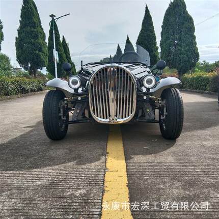复古单双座三轮摩托车沙滩车农夫车卡丁车越野车老爷车电动卡丁车