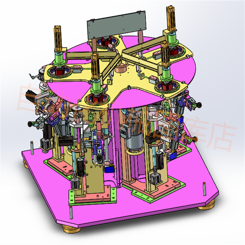 电池槽机图纸设备3d图型机械制图完整机械图纸设计图自动化三维图