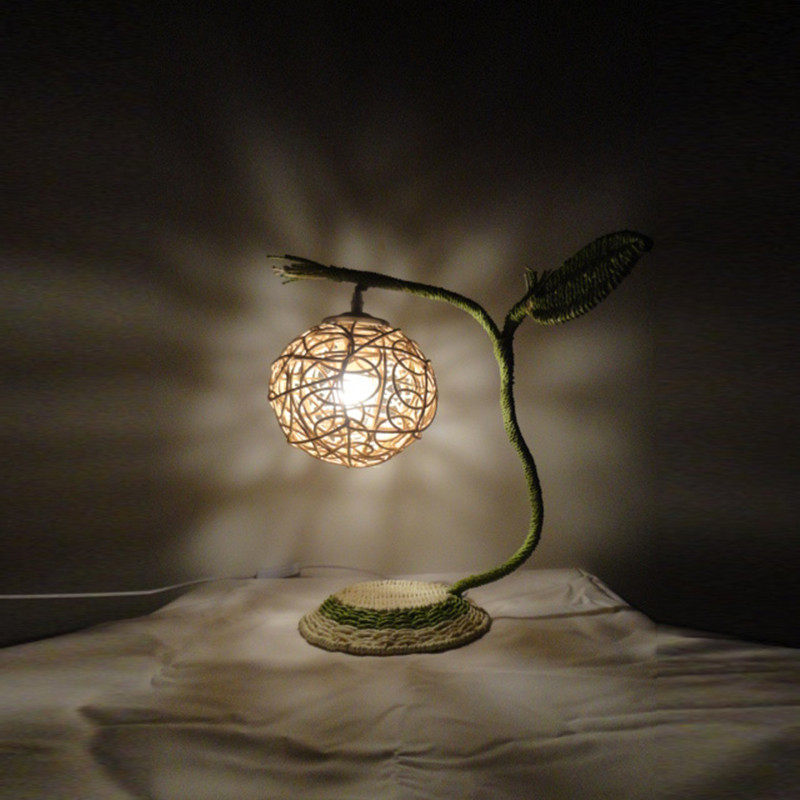 新品特价田园创意装饰艺术床头卧室台灯小夜灯酒吧装饰灯具手工灯