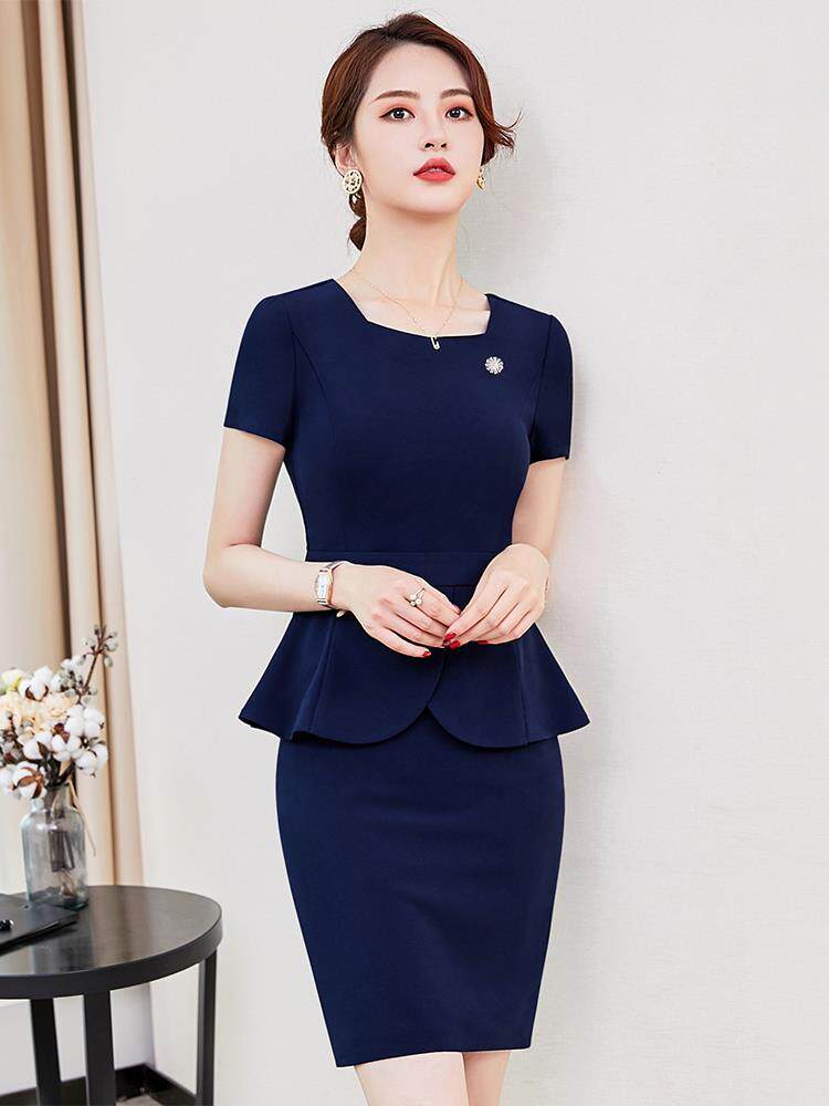 美容师工作服套装夏天养生酒店小香风春夏气质职业装韩式时尚制服|ruв категории Женская одежда, костюм/студенты школьную форму/обмундирования, профессионального женский костюм - от Buy2taobao.com для оказания профессиональной услуги покупки агента Taobao
