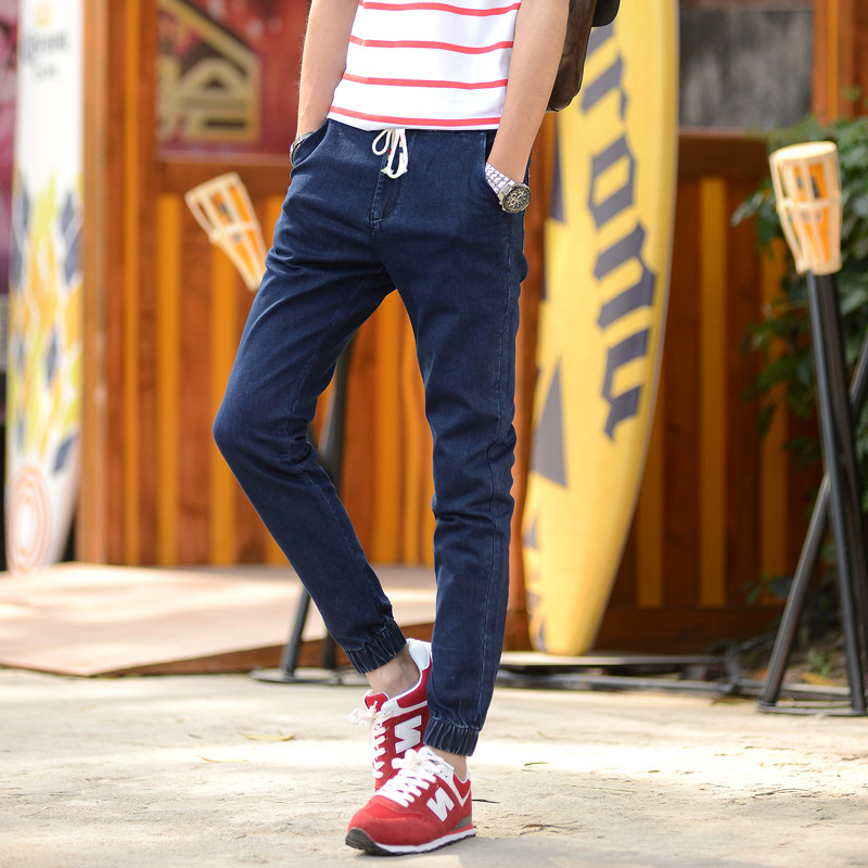 Jeans pour adolescent Sarouel en coton ammoniac pour été - Ref 1462844 Image 1