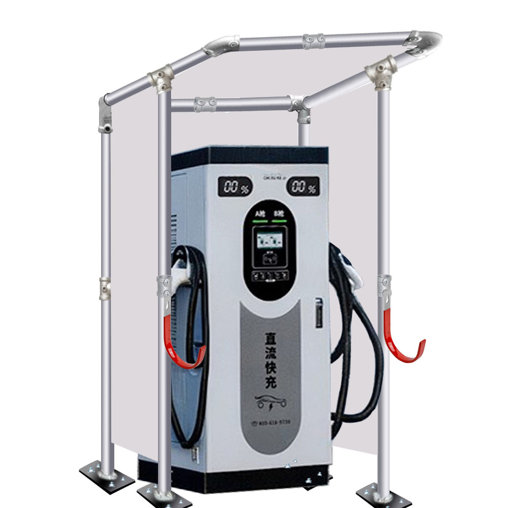 新能源充电桩雨棚停车棚商用膜结构遮阳雨棚景观棚