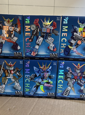 蜂搭95611高机器人机甲达人战士T魂幽灵拼装积木男孩DIY玩具摆件