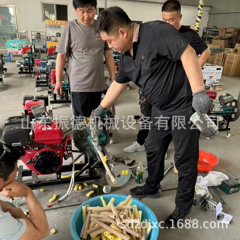 轿车版汽油膨化机 五谷杂粮爆米花机厂家 空心棒切断器面粉拨料器