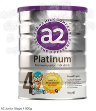[【澳洲直邮】A2JuniorStage4Platinum白金4段奶粉3到8岁900g]