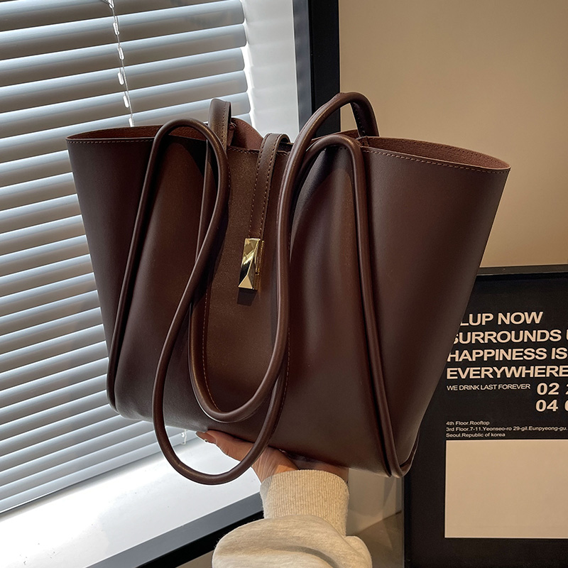 美拉德单肩包大容量托特包通勤包