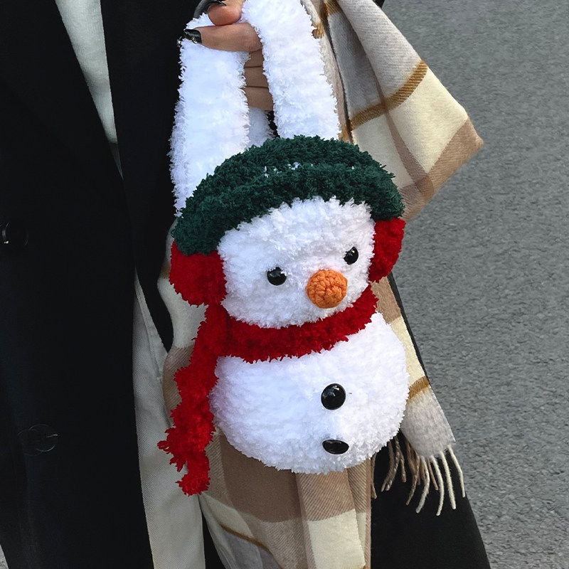 可爱玩偶毛绒绒包包女式2026新款斜挎包夏季潮流行小众超火单肩包