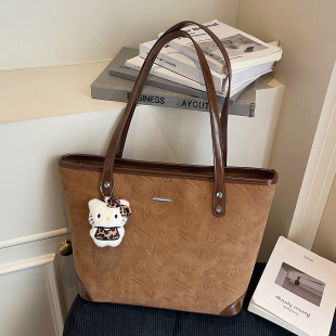 复古超火托特包手拎单肩包 潮春季 大容量通勤托特包包女式 2026新款