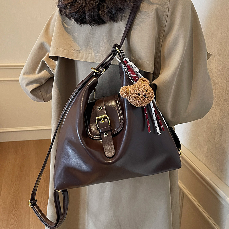 美拉德双肩包女2025新款包包单肩包大容量托特包多功能通勤斜挎包,箱包皮具/热销女包/男包,通用款女包,淘宝优惠券,粉丝福利购,淘宝优惠卷