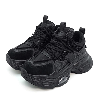 DFN春季新款厚底松糕老爹鞋