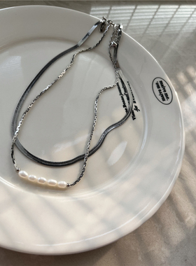 简约清冷风百搭短项链