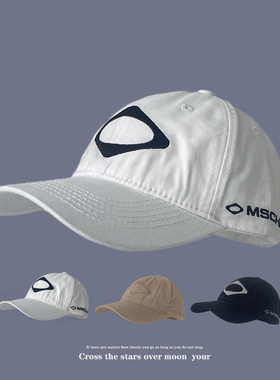 MSCHF韩国潮牌小众设计菱形黑色棒球帽休闲男女健身鸭舌帽太阳帽