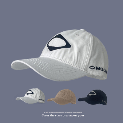 黑色棒球帽休闲男女健身鸭舌帽