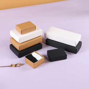 牛皮纸盒天地盖包装盒彩盒袜子内裤抽屉盒礼品盒小纸盒批发