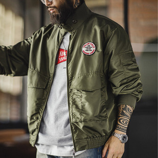 立领军绿色薄款 G8WEP黑豹突击夹克尼龙短款 外套男春 美式 马登工装