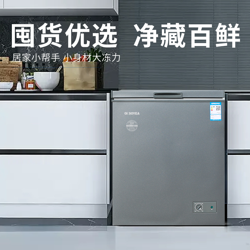 索伊冷柜BG-168C/D精制铜管食品级内胆一级能效冷柜