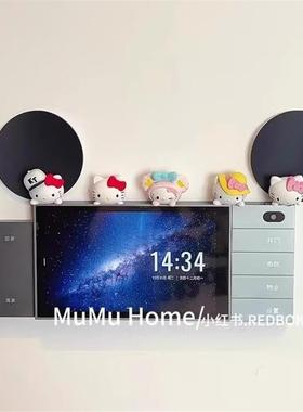 hellokitty可视门铃装饰diy米奇耳朵玄关对讲电话摆件卡通装饰品