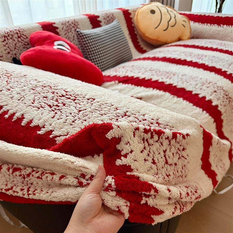 冬季客厅沙发套罩全包一体式防滑万能轻奢高级感高品质毛绒防猫抓,居家布艺,沙发套,淘宝优惠券,粉丝福利购,淘宝优惠卷