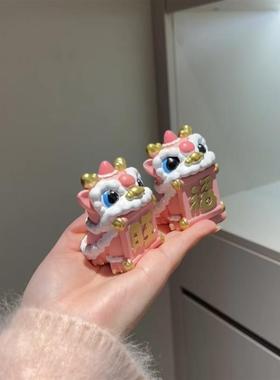 舞龙醒狮小摆件办公室桌面装饰品新年小礼物
