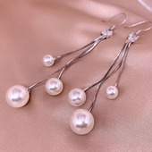 冷淡风长款 纯银名暖气质轻奢高级感耳饰 正品 小耳环女2025新款 爆款