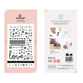 deco 扮 love 韩国sonia贴纸 爱 装 手帐装 饰素材diy贴画指甲贴