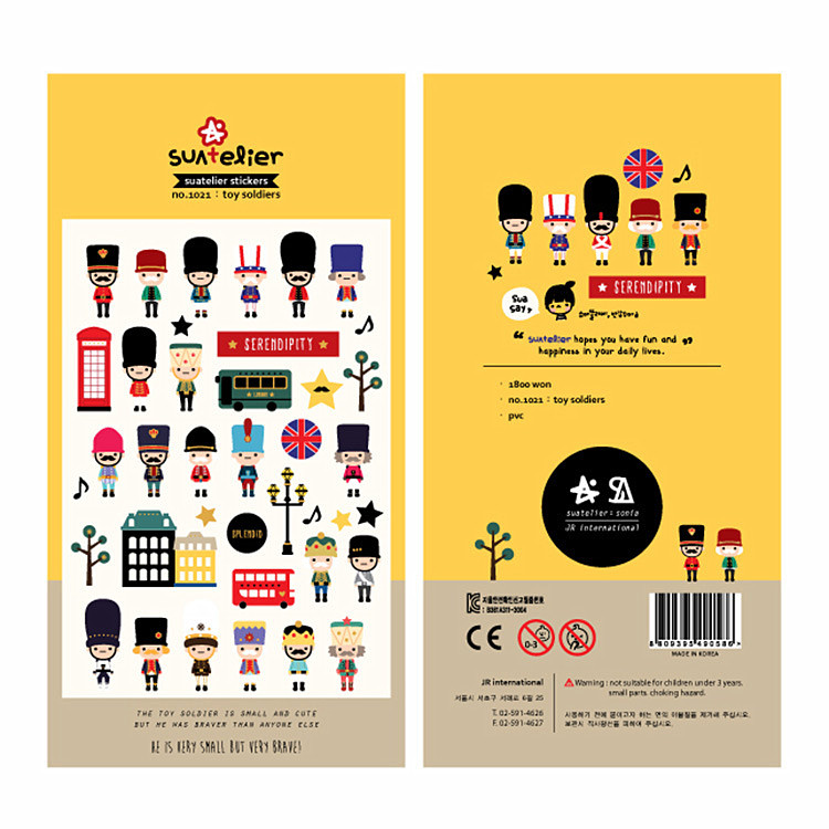韩国sonia贴纸toysoldiers