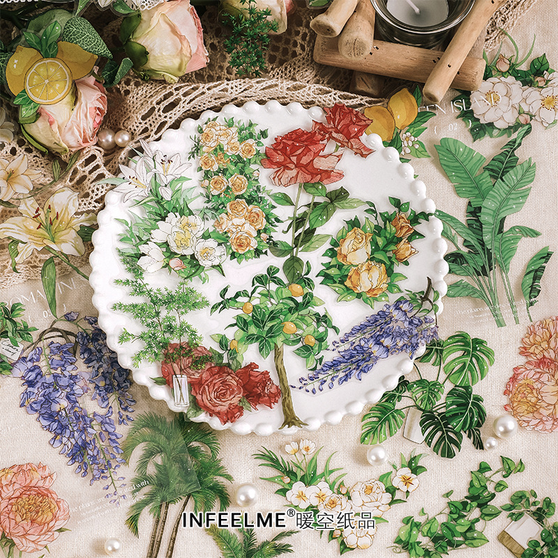 Infeel.me贴纸包绿岛花园系列