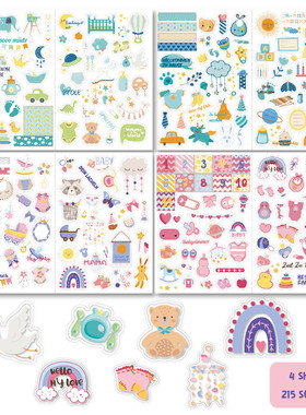 YX贴纸babytime宝贝时光系列
