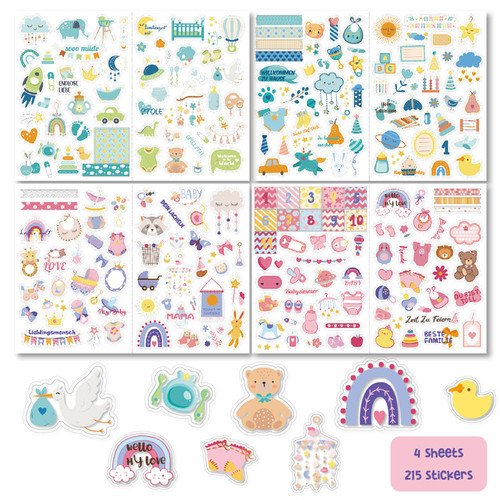 YX贴纸babytime宝贝时光系列