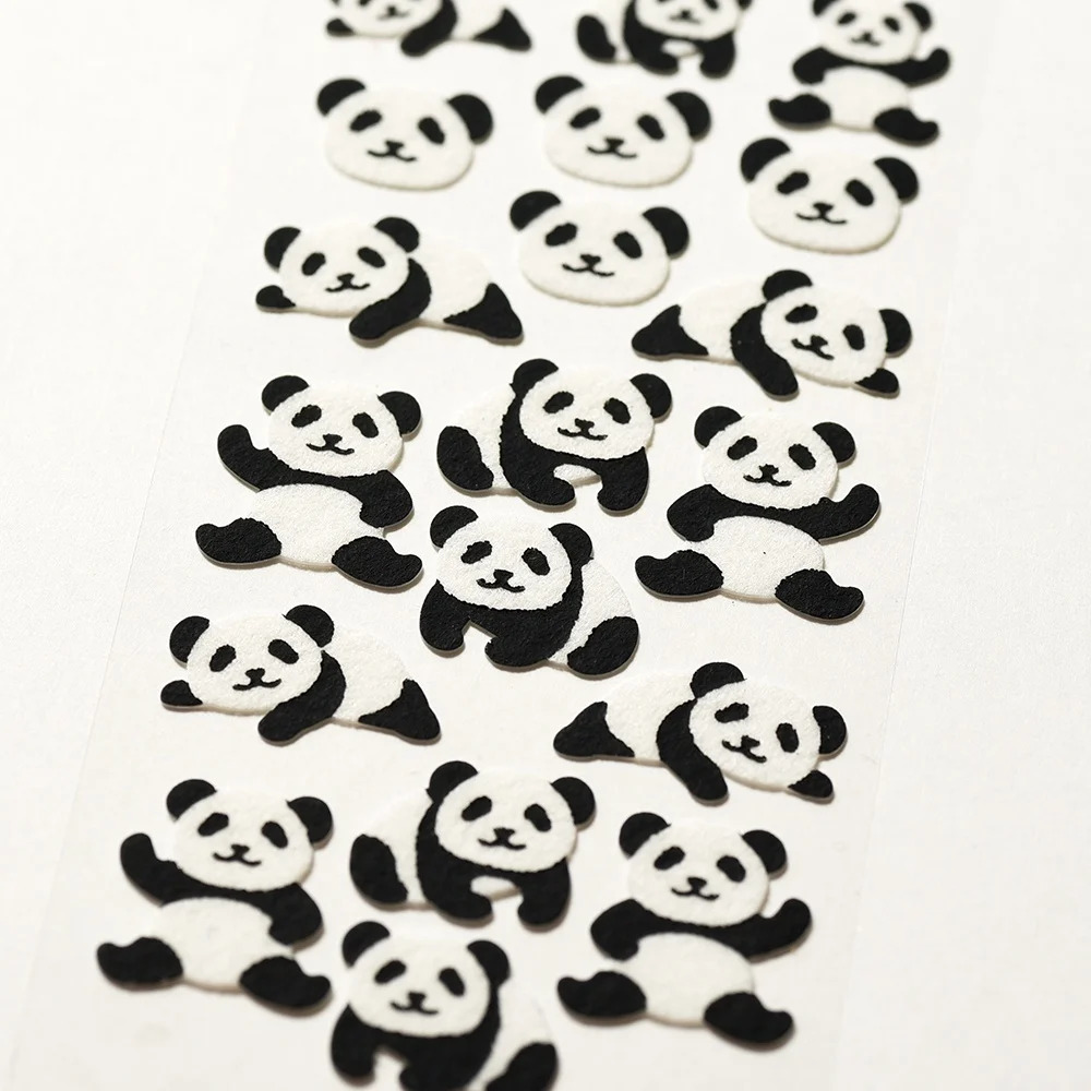 日本G.C.PRESS贴纸翻滚吧熊猫