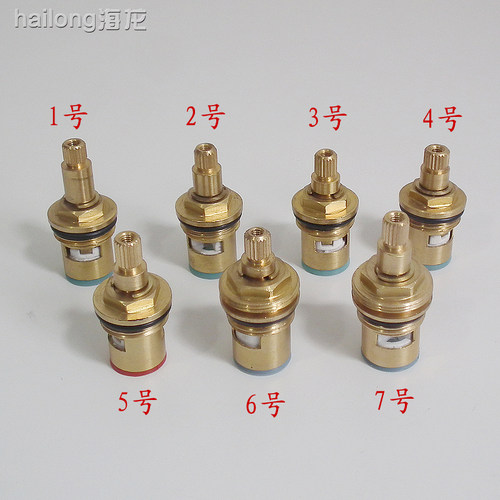 龙头双把混水快开陶瓷片铜阀芯
