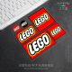 摩托车 饰贴纸LOGO后贴纸玩具头盔玻璃贴LEGO电动改装 车乐高个性 装