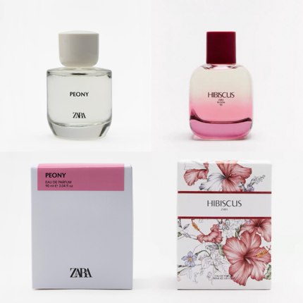 Zara Hibiscus芙蓉＋Peony牡丹女士浓香水 学生平价 国内代购