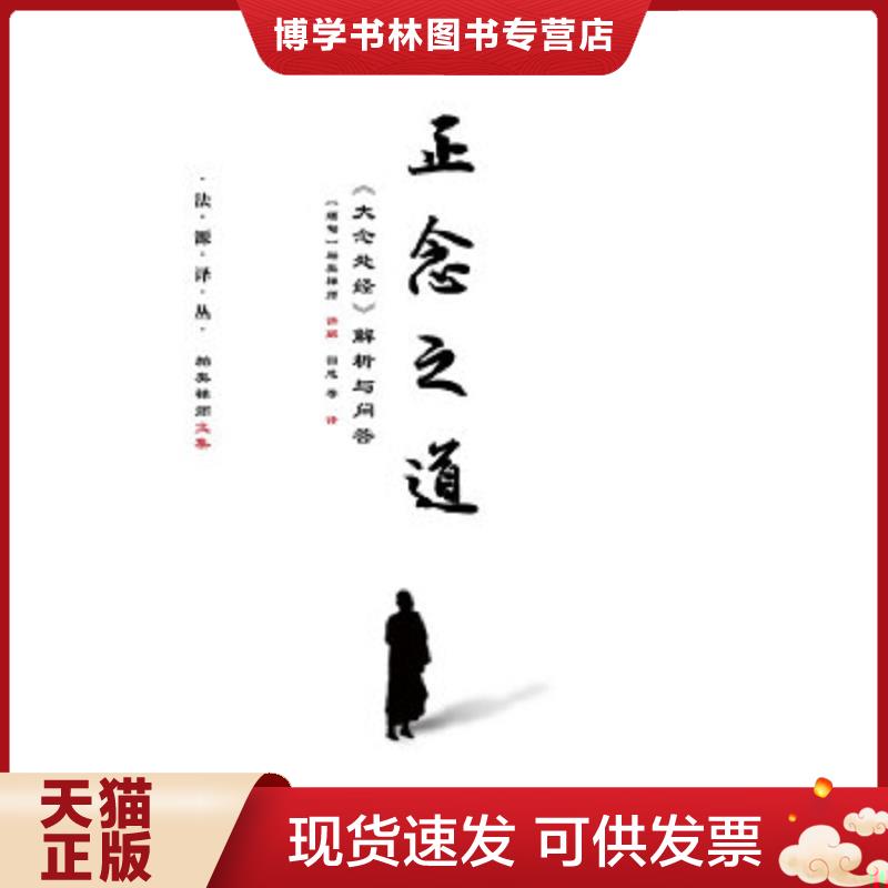正版现货9787509771938正念之道:《大念处经》解析与问答 帕奥禅师园慈 社会科学文献出版社