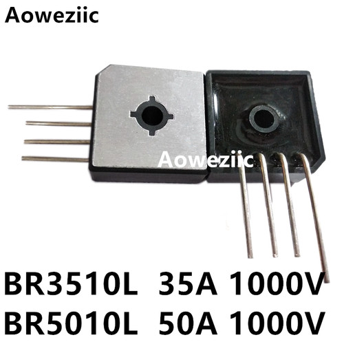 BR3510L BR5010L 整流桥堆排桥 35A 50A 1000V 单排圆脚 全新原装