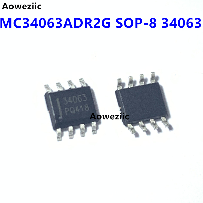 10个 MC34063ADR2G SOP-8 贴片 34063 DC/DC变换器控制芯片 全新