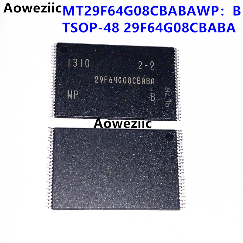 MT29F64G08CBABAWP：B TSOP-48 29F64G08CBABA闪存存储器IC 64Gb