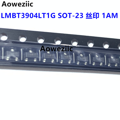 100个 LMBT3904LT1G SOT-23 丝印1AM NPN 40V 电流200mA 三极管